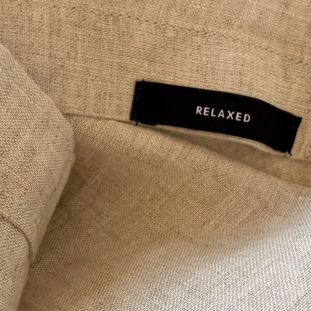 J CREW‎ BAIRD McNUTT IRISH LINEN CAPTAINE RELAXED SHIRT CREAM SZ M LAGENLOOK EUC - Picture 11 of 11